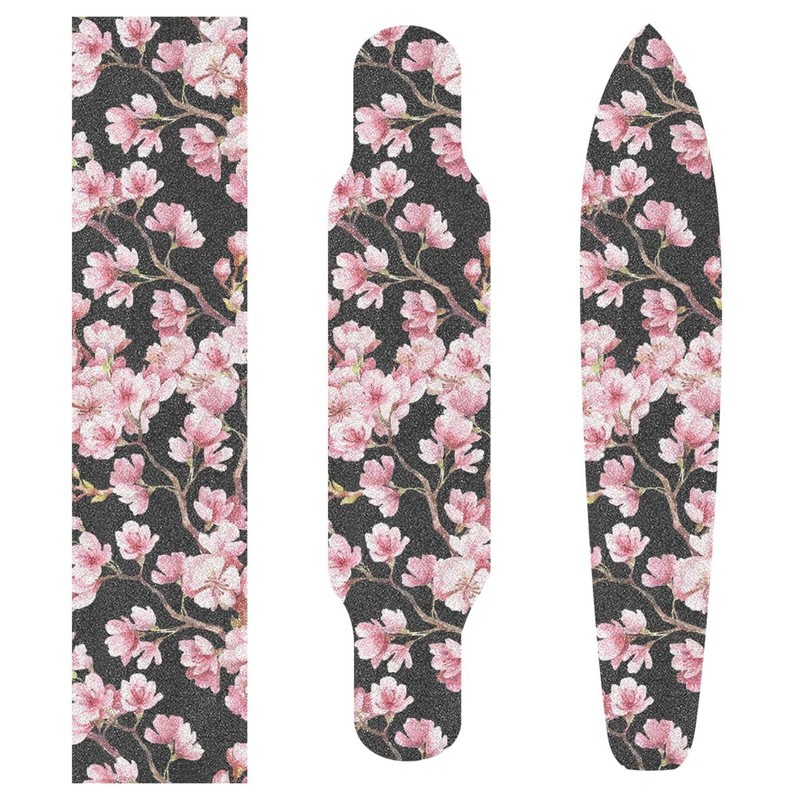 Skateboard Grip Tape Sheet Design Deck Longboard Griptape Pink Cherry