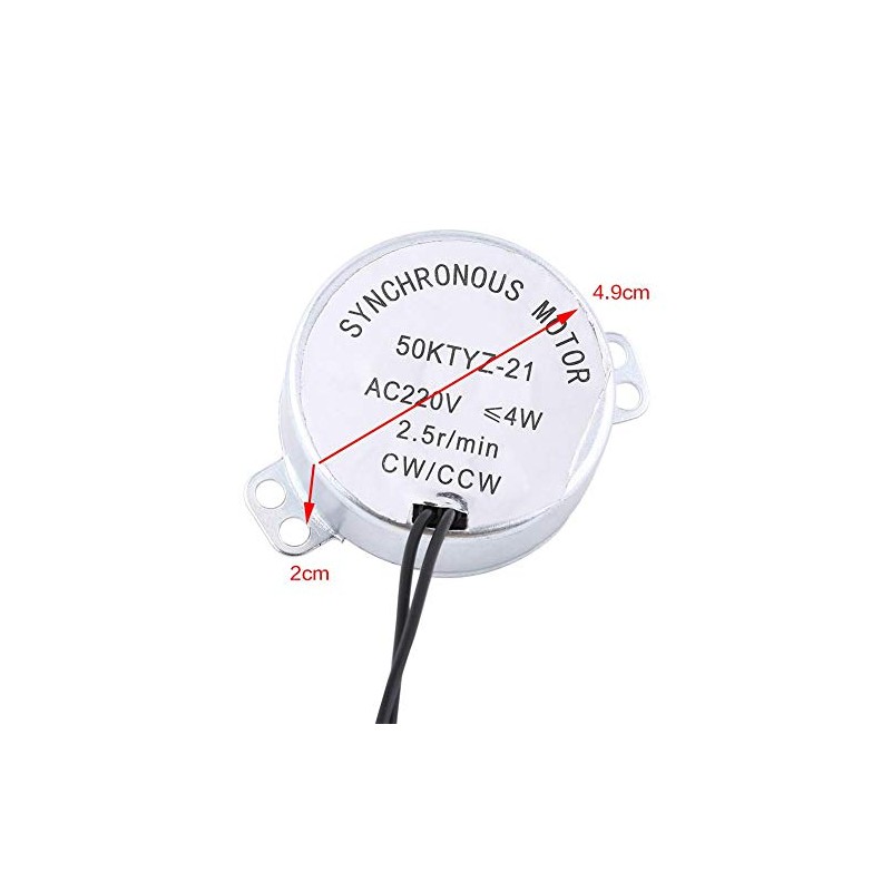 HEEPDD Egg Turner Motor Incubator Rotator Motor with Connector Hatching