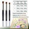 Findartle Blending Paint Brush,3 Pcs Pastel Blending Paint Brushes