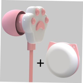 iplusmile Cartoon Headband Headphones Kids Earphones with Kitten Claw Shape Comfortable for Girls with 3.5mm Jack and Storage Case Random Color