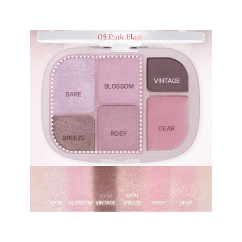 WAKEMAKE Soft Sheer Multi Palette& Brush Special Set 2items [Limited],