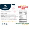 Jimsweets Soft Dried Red Dragon Fruit, Vietnamese Tropical Fruit, 8
