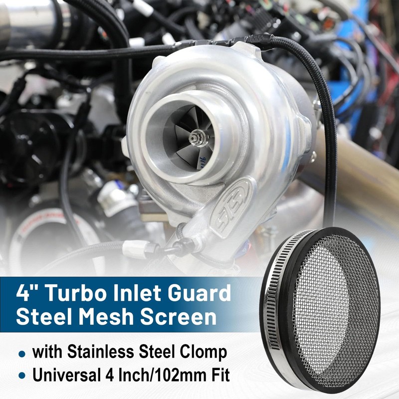 Chaofei 4 Inch Turbo Inlet Guard Screen Universal 102mm Stainless
