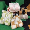 Ultra Soft Checkerboard Grid Blanket Cozy Buffalo Check Throw Fluffy
