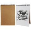 Sketch Book Pad, 1 Pack A4 Drawing Book Spiral Bound,