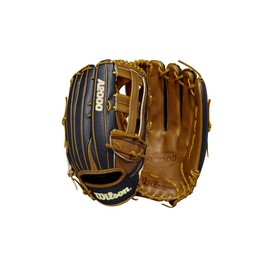 Wilson 2022 A2000 SP14SS 14" Slowpitch Softball Glove - Left Hand Throw, Black/Saddle Tan
