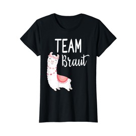 Women's Team Bride Lama Alpaca JGA Engagement Gift T-Shirt