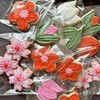 Homemade Gluten Free Floral Cookies Flowers Birthday Gift Decorated Royal