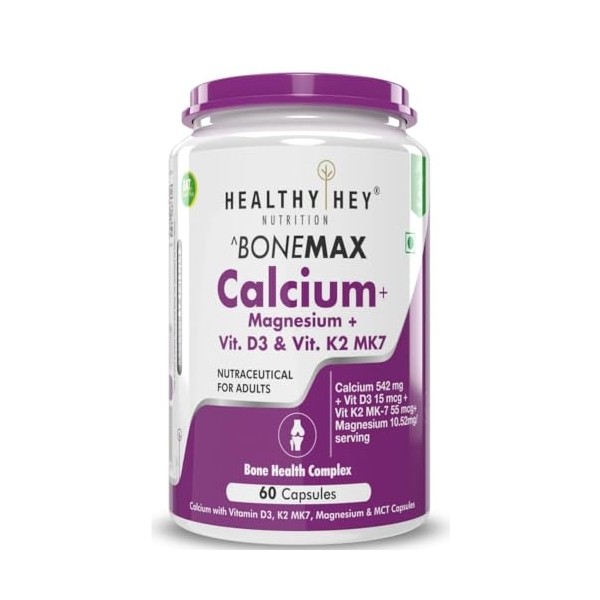 Vegan Calcium with Magnesium, Vitamin D3 & Vitamin K2- Mk7