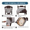 YUEANG Removable Washable Dining Chair Seat Covers Set of 4,Stretch