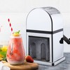 304 Stainless Steel Manual Ice Crusher Shaver Machine, Hand Crank