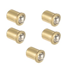 uxcell Door Cabinet Closet Drawer 5mm Dia Brass Ball Catch Latch Catcher 5pcs