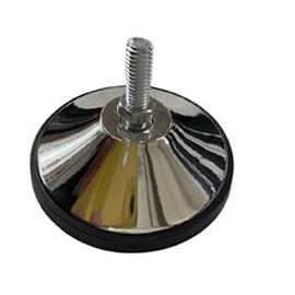 KICK Chrome Leg Leveler for 55" Foosball Table - 1 Pack