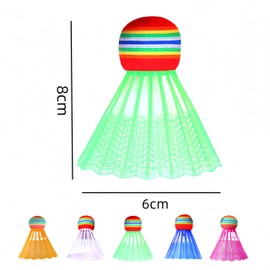 Naisfei Pack of 25 Nylon Badminton Set, Plastic Badminton, Colourful Badminton, High Stability and Durability Badminton Balls for Indoor and Outdoor Sports, Training, Recovery and Exercise