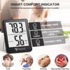 DOQAUS Digital Hygrometer Indoor Thermometer, Humidity Meters, Room Thermometer and