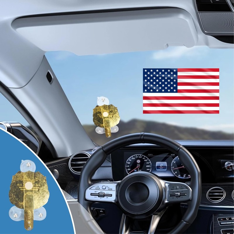 Heavy Duty Police Shield Holder for Car Window - Fits