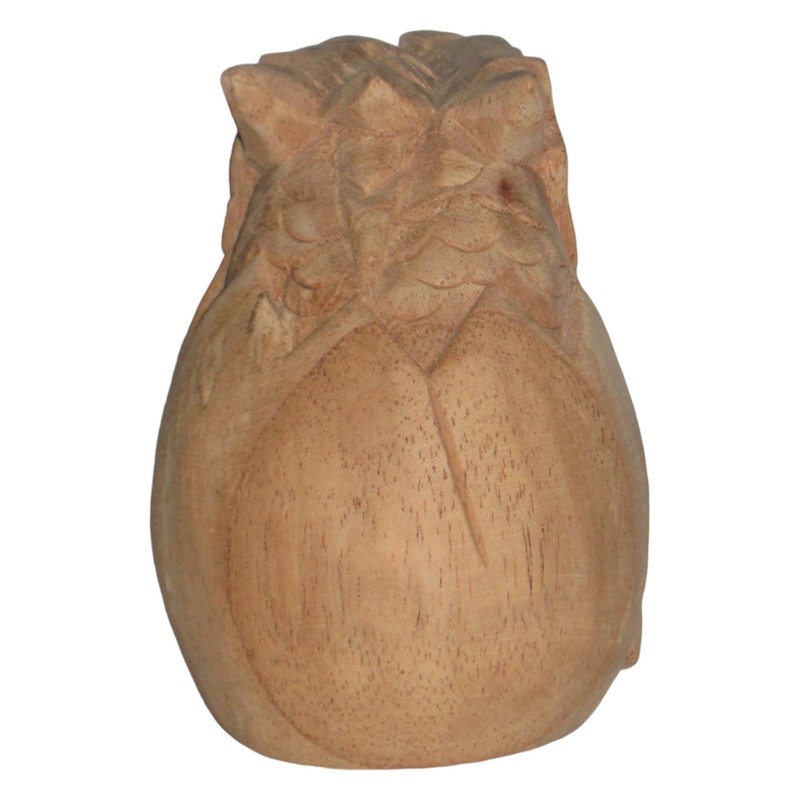 Brave Wings Hand Carved Wooden Dragon ~ Plain Dragon Egg