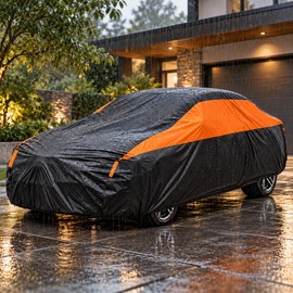 Waterproof Car Cover for Outdoor Parking – Full-Body 190T Vehicle Protection Against Rain, Sun, Snow & Dust for Sedans