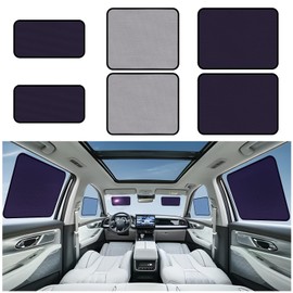 ZATOOTO Static Cling Car Window Shades 6Pack, Side Window Sun Shade Sun Blocker for Baby Car Windshield Sunshade for Driver｜Reinforced Frame｜Anti-Glare ｜(15.7 * 7'', 15.7 * 13.8'', 20.9 * 13.8'')