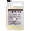 MRS. MEYER'S CLEAN DAY Liquid Dish Soap Refill, Biodegradable Formula,