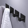 VAEHOLD 4 Pack Adhesive Towel Hooks, Heavy Duty Wall Hooks