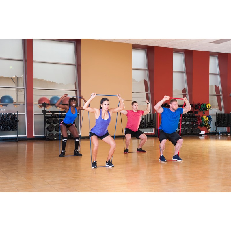 Black Mountain Products Strength Loop Resistance Exercise Bands, Blue ,