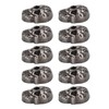 50sets Skull Rivets Single 25x16mm DIY Ghost Head Punk Style