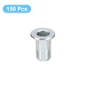 sourcing map M3 Rivet Nuts, 150pcs Zinc Plated Carbon Steel