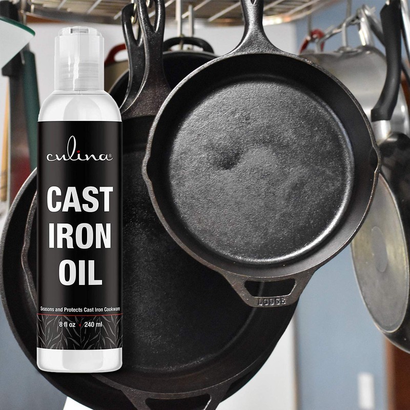 Culina Cast Iron Conditioner Kosher OU Certified Cleans and Protects
