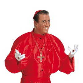 Widmann Parroco 3076C Necklace with Cross and 2 Rings Gold