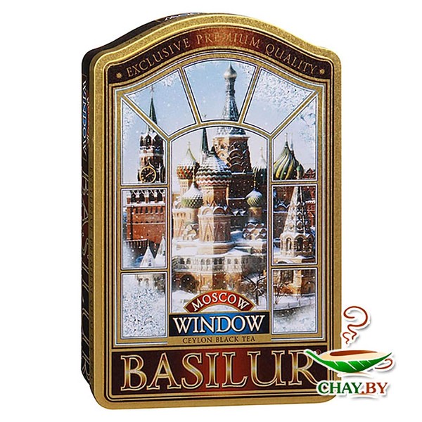 Tea Window "Moscow", Ceylon Black Loose Tin (Basilur), 100g