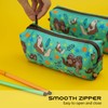 Otters Pencil Case Canvas Pen Bag Pouch Cute Stationary Case