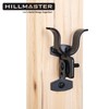 HILLMASTER 1-3/8" Flat Back Wall Mount Chain Link Fork Latch,
