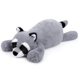 Slojkardon Raccoon Plush, 11in Weighted Raccoon Stuffed Animals Small Cute Plush Toys, Realistic Stuffed Raccoons Weighted Plush Doll Toys for Kids, Toddler, Birthday Gift