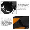 2pcs Adjustable Snorkel Fins Soft TPR Open Heel Long Diving