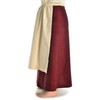 HEMAD Medieval apron Repanse made of cotton, brown, red, green,