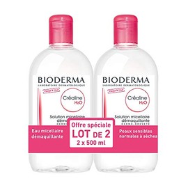 Bioderma H2O Sans Perfume for Cleansing - Lot De 2 x 500 ml