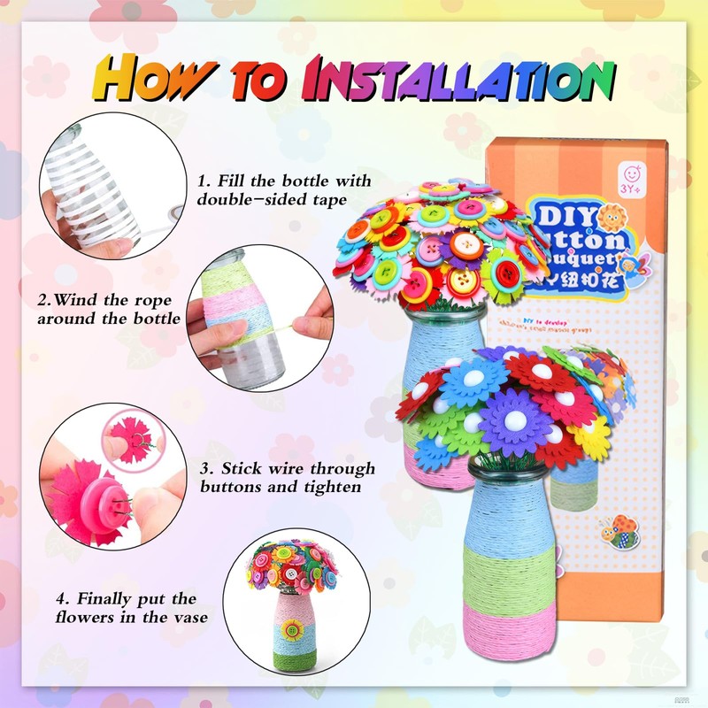 CZAYEFNH DIY Craft Set for Small Explorers from 4 Years: