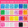 2000 Mini Bandas de Goma, Accesorios para Cabello para Niños