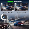 3 Channel Dash Cam Front and Rear Inside, 2.0'' 1296P