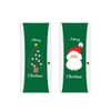 Kittrich Corporation Double-Sided Decorative Traditional Christmas Theme Stretchable Door Cover,
