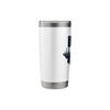 American Flag Muscle Dumbbell Stainless Steel Insulated Tumbler