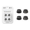 diofit Premium Multi-Flange Eartips Compatible with Galaxy Buds3 Pro (Black,