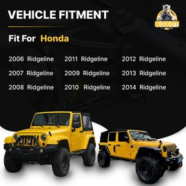 Koxot 4pcs Front & Rear Stabilizer Sway Bars Fit for Honda 2006 2007 2008 2009 2010 2011 2012 2013 2014 Ridgeline | K750110 K750111 K750097