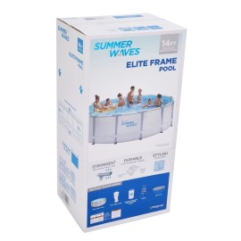 Summer Waves 14'x 42" Round Elite Frame Pool Replacement 37" Vertical Leg part