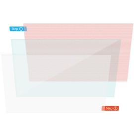 NAUC 3 x Screen Protectors 9.7-10.1 Inch Tablet Protective Film Universal Display Film