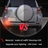 PGTOPONE Full LED Rear Bumper Reflectors Fog Brake Tail Light