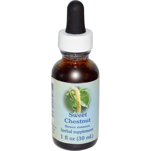 Flower Essence Healing Herb Sweet Chesnut Supplement Dropper - 1 fl oz