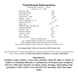 Sugar-Free Premium Hard Candy Suckers, Mini Fruit Button Candies, Kosher Certified Parve, Uses Sorbitol, Low-Sodium, Individually Wrapped (Cherry, 32oz (2 Pound) 300 Pcs)