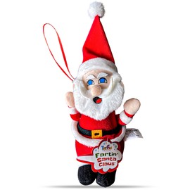 Farting Santa Claus Tree Ornament-Farts Deck The Halls-Funny Christmas Ornament